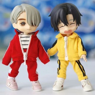 Bộ quần áo thể thao cho búp bê ob11 1 / 12 bjd gsc nendoroid body9 molly dod ymy obitsu11