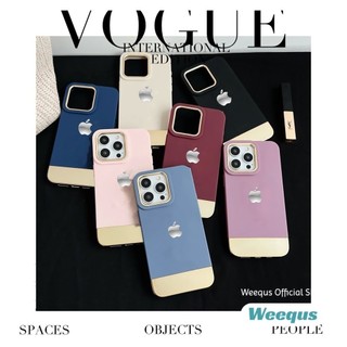 Ốp Điện Thoại Mạ Vàng Cho IPhone 11 / 12 / 13 / 14 / 15 Pro Max 12Promax 13pro 14promax 15pro 15plus 14 Plus Vỏ IPhone Tuyệt Đẹp