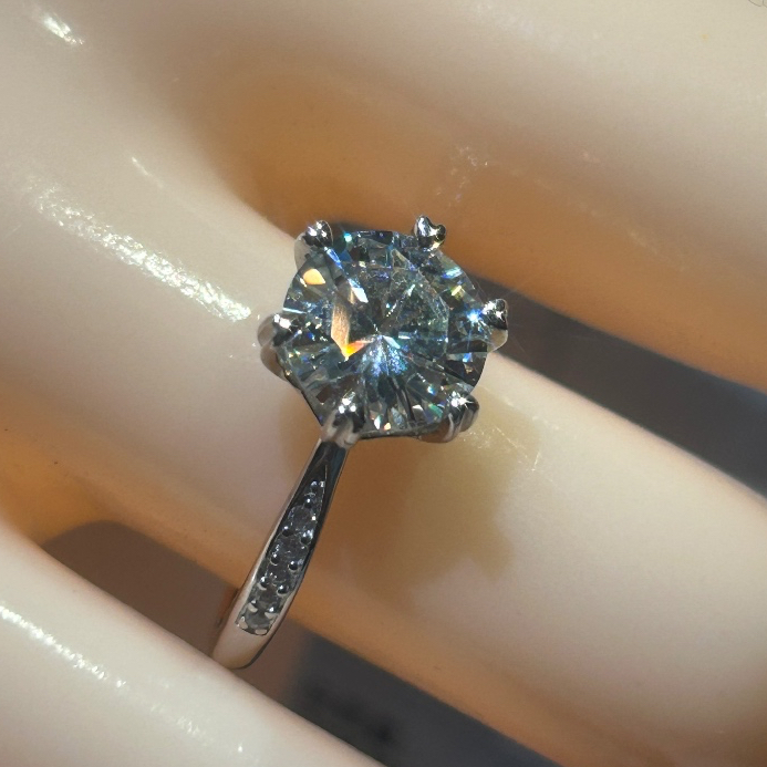 Nhẫn Moissanite Bạc 925