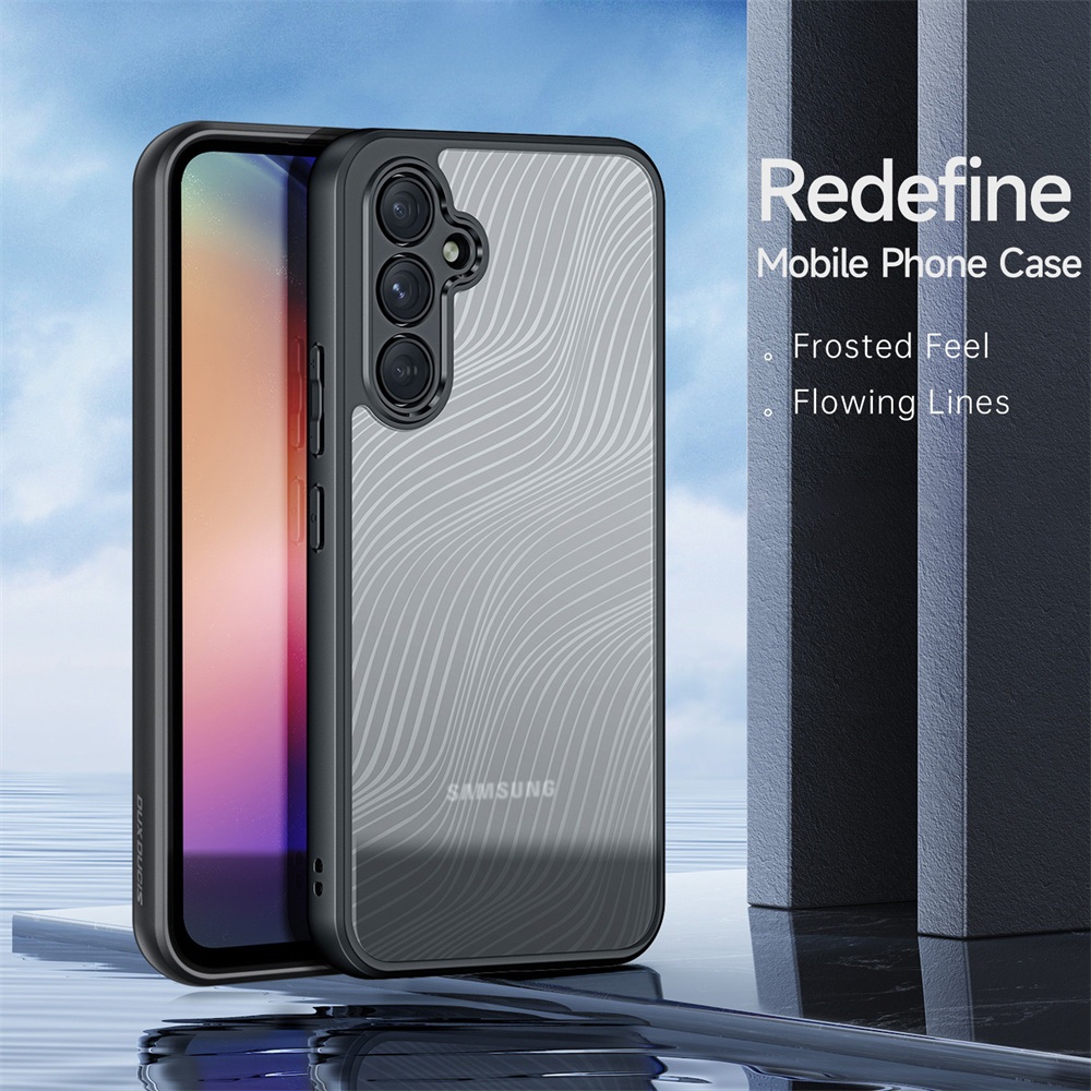 UFLAXE AIMO Ốp Cứng Chống Sốc Cho Samsung Galaxy A14 A24 A34 A54 5G Ốp Điện Thoại Trong Suốt Mờ Ốp Lưng Bảo Vệ Toàn Diện Bền Chặt Chống Vàng Chống Trượt