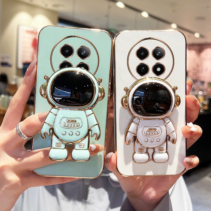 Ốp lưng Realme 12 5G / Realme12 + / Realme 12 Pro Plus / Realme 11 5G / 11X 5G / Realme 10 / Realme 10 Pro Plus stronaut vỏ bảo vệ giá đỡ điện thoại di động YHY