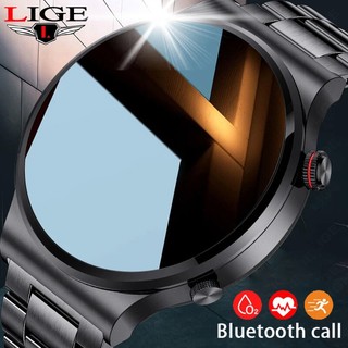 LIGE Đồng hồ thông minh chính hãng Nam Full Touch Screen Thể thao chống thấm nước Đồng hồ thông minh Bluetooth SmartWatch cho Android Ios