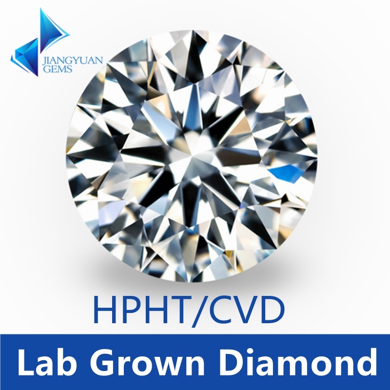 0.1ct Round Cut Loose Lab Grown Diamond HPHT DEF VS (không có chứng chỉ IGI)