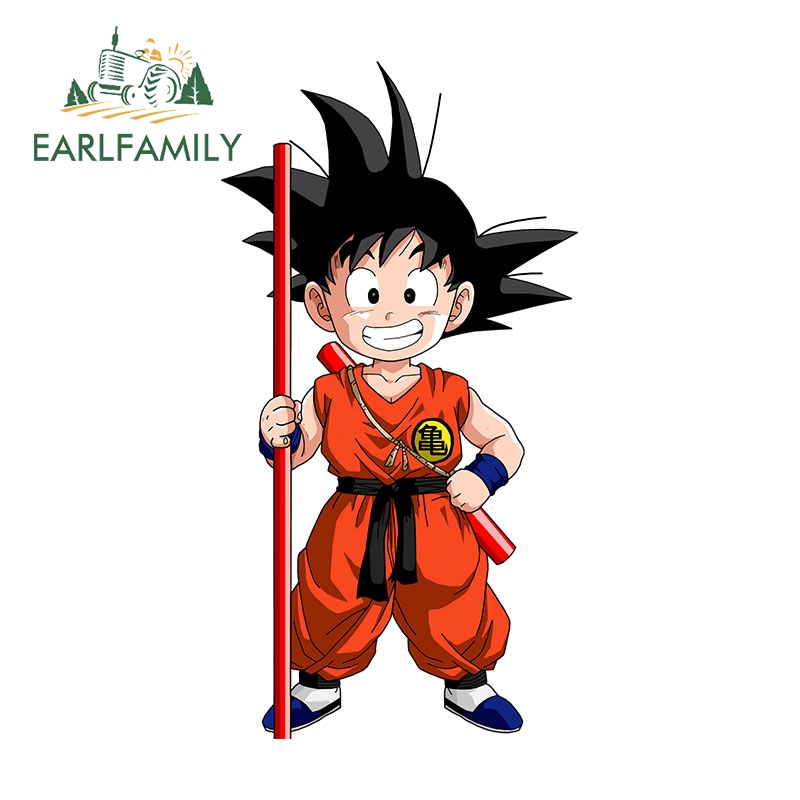 Earlfamily 13cm Dragon Ball Manga Xe Hơi Miếng Dán Ốp Lưng Xe Máy Thân Mũ Bảo Hiểm Cá Tính Vinyl Chống Thấm Nước Decal Thời Trang Chống Nắng Kiểu Dáng Xe