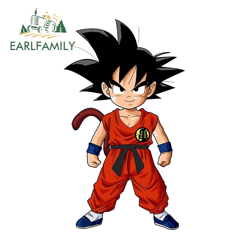 Earlfamily 13cm Dragon Ball Manga Xe Hơi Miếng Dán Ốp Lưng Xe Máy Thân Mũ Bảo Hiểm Cá Tính Vinyl Chống Thấm Nước Decal Thời Trang Chống Nắng Kiểu Dáng Xe