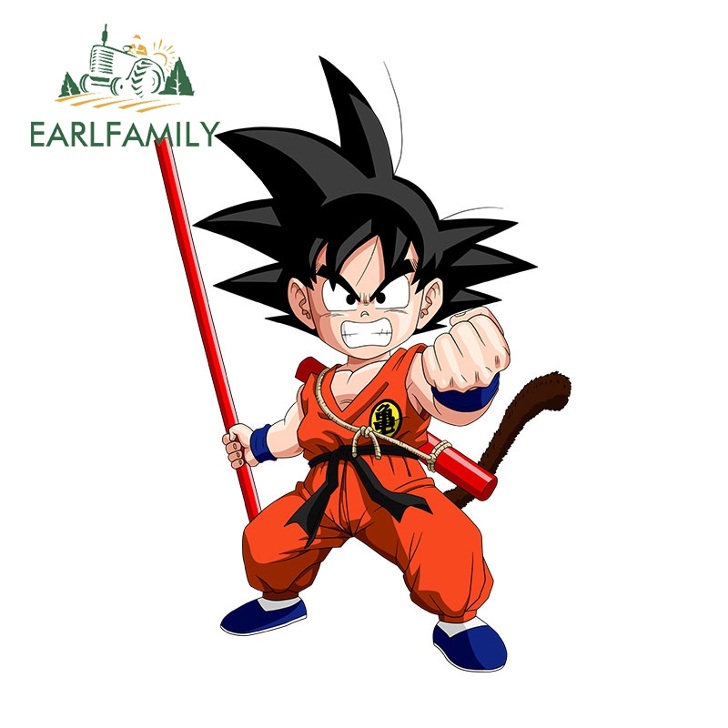 Earlfamily 13cm Dragon Ball Manga Xe Hơi Miếng Dán Ốp Lưng Xe Máy Thân Mũ Bảo Hiểm Cá Tính Vinyl Chống Thấm Nước Decal Thời Trang Chống Nắng Kiểu Dáng Xe