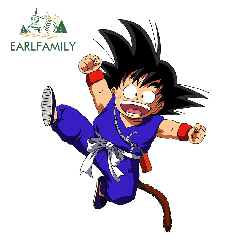Earlfamily 13cm Dragon Ball Manga Xe Hơi Miếng Dán Ốp Lưng Xe Máy Thân Mũ Bảo Hiểm Cá Tính Vinyl Chống Thấm Nước Decal Thời Trang Chống Nắng Kiểu Dáng Xe