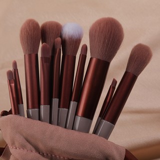 13 Cái / bộ Bàn Chải Trang Điểm Chuyên Nghiệp Cao Cấp Kem Nền Pha Trộn Mặt Phấn Má Hồng Phấn Mắt Kem Che Khuyết Điểm Phấn Mắt Phấn Mắt Blush Bàn Chải Mỹ Phẩm Bộ Cọ Trang Điểm Không Vuốt