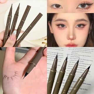 Bút Kẻ Mắt Dạng Lỏng 3 Màu Siêu Mịn Tự Nhiên Mau Khô Mịn Màng Chống Nước Lâu Trôi Không Lem