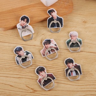 K-pop bts acrylic dễ thương nhẫn điện thoại chân đế điện thoại chống đỡ giá đỡ điện thoại nhẫn
