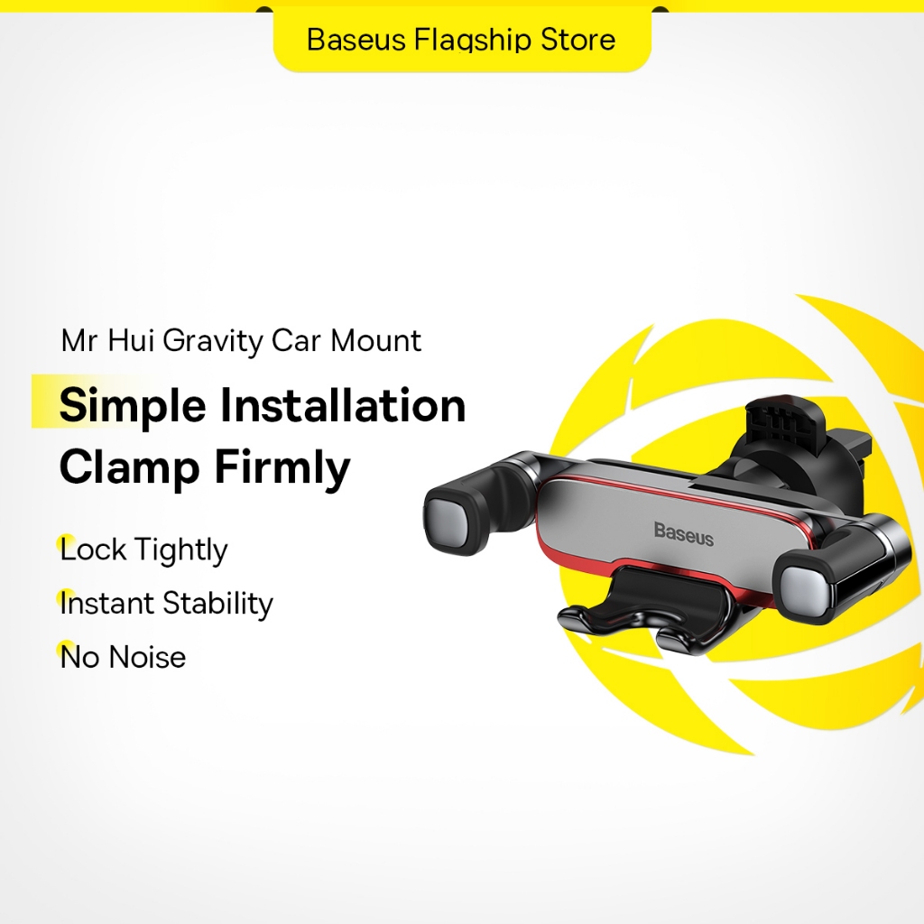 Baseus Giá Đỡ Điện Thoại 4.7-6.5 inch Cho Xe Ô Tô