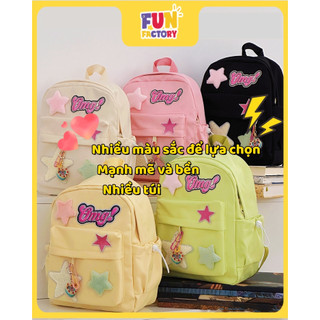 ℉UN FACTORY cặp đi học ba lô elsa cho bé gái dây đeo ba lô ba lô dù nhỏ balo nữ dễ thương ba lô đi học sức chứa lớn