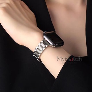 【Vỏ + dây đeo】 Dây đeo bằng thép không gỉ cho iwatch Series 9 S8 7 6 SE 5 4 3 2 1 Kim loại thời trang kinh doanh namd cho iwatch 41mm 45mm 42mm 44mm 40mm 38mm