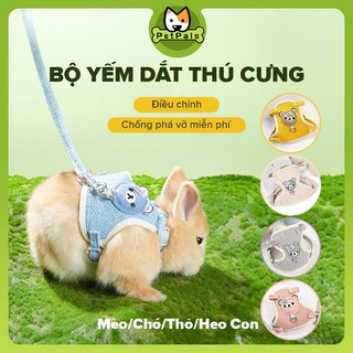 PetPals Bộ Yếm Dắt Thú Cưng Kiểu Hoạt Hình Đáng Yêu mèo đi dạo dây dắt thú cưng đi dạo đồ dắt mèo đi dạo Vest Loại Chó yếm HZMPS0090 dây chó yếm dắt chó xích mèo dây dắt chó dây dắt mèo xích mèo