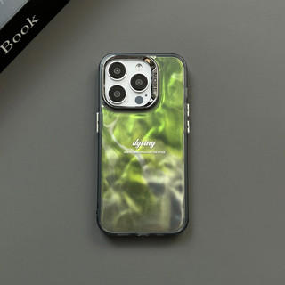 【IMD hard case/Green】Ốp lưng compatible for iPhone 15 13 14 pro max case