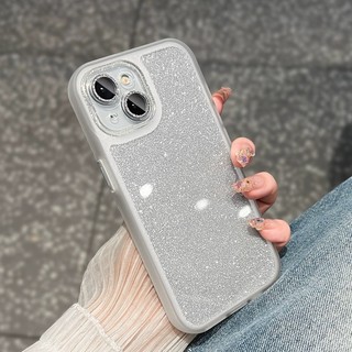 【Gillter lens Film/2 in 1/Hard case/Pink】ốp lưng compatible for iPhone 11 12 13 14 15 pro max case