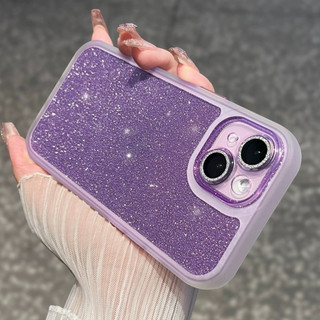【Gillter lens Film/2 in 1/Hard case/Pink】ốp lưng compatible for iPhone 11 12 13 14 15 pro max case