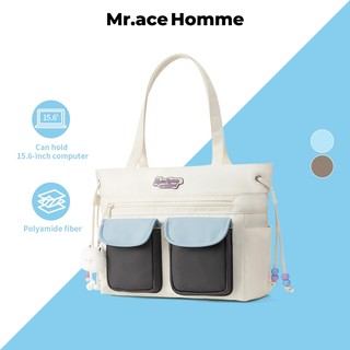 Mr.ace Homme Dung Tích Lớn Phong Cách Mới Túi Tote Nữ Sinh  Đại Học Đeo Thời Trang Túi xách máy tính