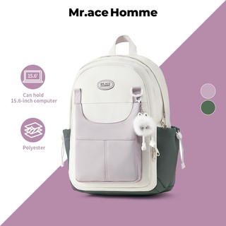 Mr.ace Homme Ba lô du lịch túi sức chứa lớn bé gái sinh viên đại học túi đi học giải trí2024Ba lô