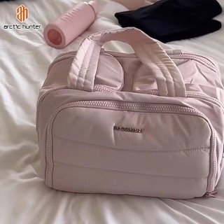Arctic Hunter Túi vệ sinh du lịch nhẹ, túi đựng đồ màu trơn thời trang và đơn giản