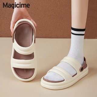 Magicime Dép Dép Nhẹ Dép Tất Cả Trận Đấu Thoải Mái Phẳng Hai Cánh 2024 Phong Cách Mới Mùa Hè