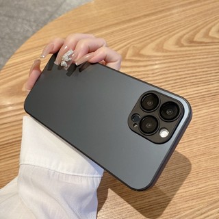 Ốp Lưng AG Mờ Sang Trọng Cho Iphone 15 Pro Max 14 13 12 11 Pro Max 14 15Plus Có Kính Bảo Vệ camera