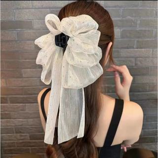 Siêu Cổ Tích Ngọc Trai Ruy Băng Nơ Lấy Kẹp Nữ Đầu Lưng Mori Phong Cách Nửa Tie Tóc Mũ Đội Đầu Kẹp Tóc