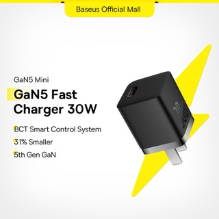 Củ sạc nhanh baseus 30w gan5 type c thích hợp cho phone 15 14 13 12 máy tính bảng