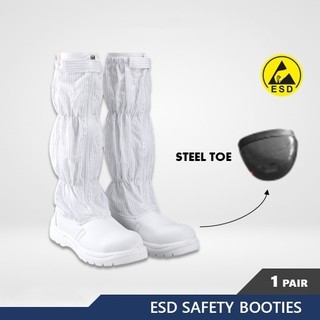 Uhome Booties an toàn chống tĩnh điện ESD, đế PU, dùng trong xưởng không bụi
