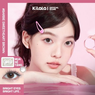 Kính áp tròng Kilala màu nâu Barbie Sweetheart Brown lens cận 6 tháng DIA 14.0mm có độ (0-8) 1 cặp