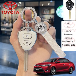  Vỏ bọc chìa khóa ô tô TPU cao cấp mới Tương thích với Toyota Vios2006-2012   Yaris2006-2012   Vitz   Commuter   Vigo   Innova   Fortuner 