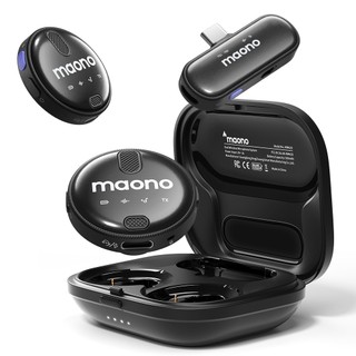 Micro không dây MAONO WM620 PC2 2.4GHz 2 mức giảm tiếng ồn cho Android/dạy online/ Vlogging/ Live Stream