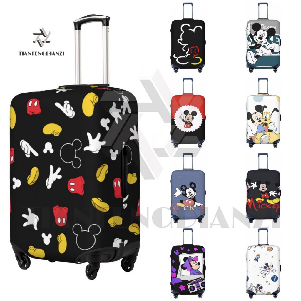 Vỏ Hành Lý Mickey Có Thể Giặt Được Vali Bảo Vệ Chống Trầy Xước Vali Phù Hợp Với Hành Lý 18-32 Inch