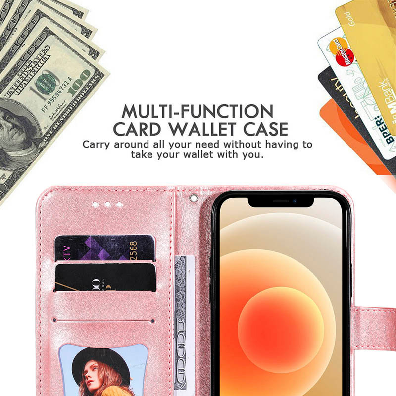 Flip Case for iPhone 15 14 13 12 11 X XS XR SE Pro Plus Max 2020 2022 Leather Card Slot Phone Cover