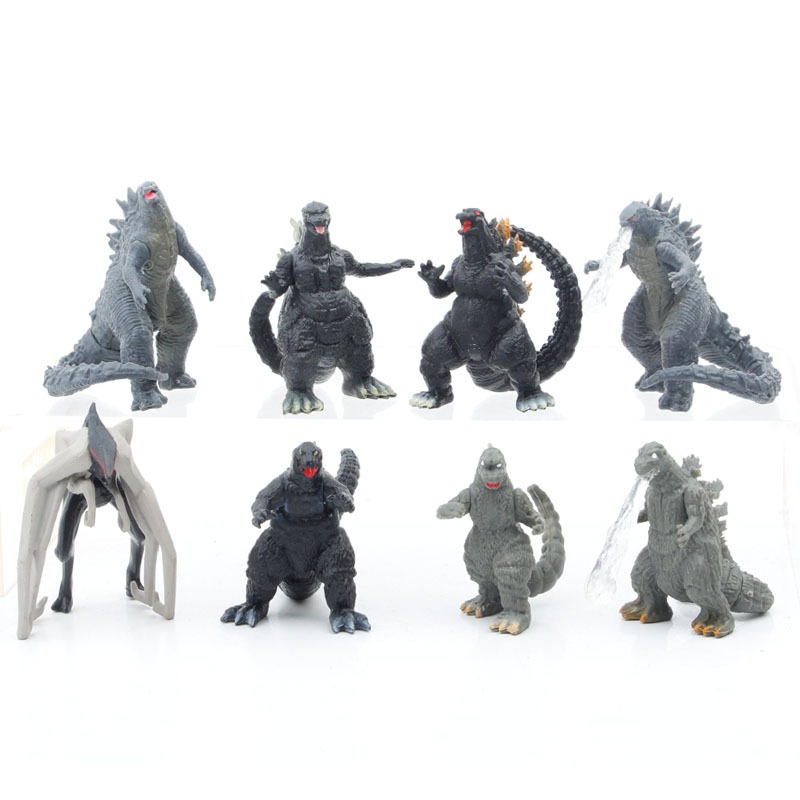 8 Cái / bộ 5cm Phim Godzilla: Vua Quái Vật Hình Godzilla Muto Gojira Cổ Titan Behemoth Q Phiên Bản P