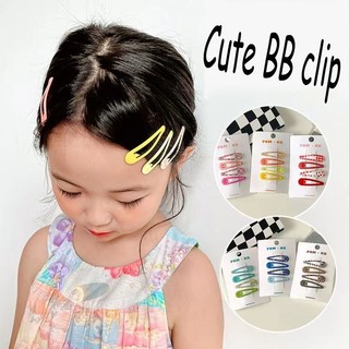  Gói 4 Kẹp Tóc In Hình Dễ Thương BB Kẹp Hoa Giọt Nước Kẹp Tóc Bé Gái Tóc Gãy Nổ Kẹp Phụ Kiện Tóc Thời Trang 