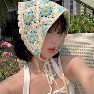 Khăn trùm đầu tam giác dành cho nữ Băng đô bện phiên bản Hàn Quốc Mùa hè dễ thương Thích hợp cho du lịch ngoài trời