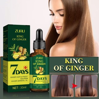 7 Ngày Dầu Gừng Không Mùi Gừng Tăng Trưởng Tóc Serum Điều Trị Da Đầu Cho Tóc Massage Tăng Trưởng Và Nuôi Dưỡng Tóc 30mL Dung Dịch Rụng Tóc Dày Hơn Khỏe Mạnh Hơn Tăng Trưởng Tóc