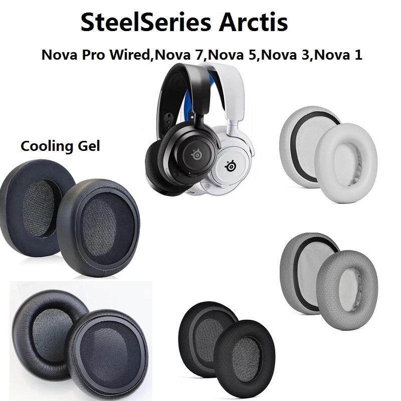 Miếng Lót Tai Chính Hãng Cho SteelSeries Arctis Nova Pro Có Dây, Nova 7, Nova 3 Tai Nghe Thay Thế Bao Tai Bịt Tai Đệm Tai