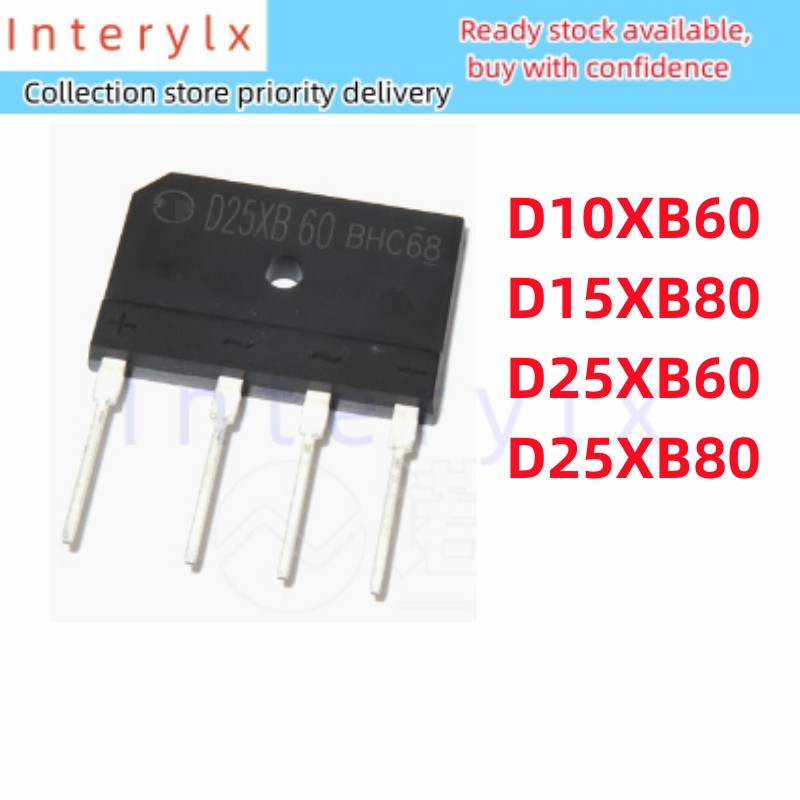 Bộ chỉnh lưu cầu 5 D25XB80 D25SBA80 25V 800V D25XB60 D15XB60 D15XB80 D10XB60 D10XB80 D20XB60 D20XB80
