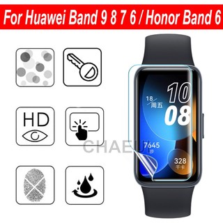 Phim bảo vệ full cover bảo vệ màn hình trong suốt cho huawei band 9 8 7 6 / honor band 7 6