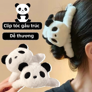 Kẹp tóc gấu trúc dễ thương Hàn Quốc Kẹp tóc nữ Phụ kiện tóc thời trang