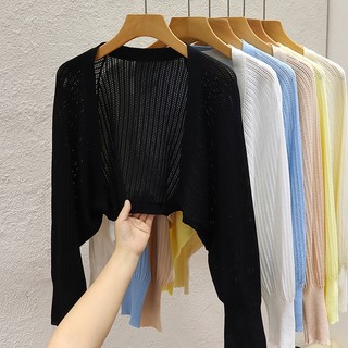 Áo Khoác cardigan Dệt Kim Chống Nắng Thời Trang Cho Nữ