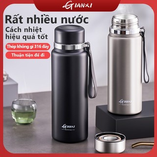GIANXI🔥Có hàng tồn kho🔥Bình Giữ Nhiệt1000ml, Cốc giữ nhiệt Cao Cấp, Giữ Nhiệt Lâu Khả năng lớn Chai nước ngoài trời Bạn có thể đi làm, đi học khi bạn sử dụng
