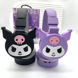 Sanrio, tai nghe bluetooth, tai nghe bluetooth, micro, tai nghe Kuromi, tai nghe Kuromi