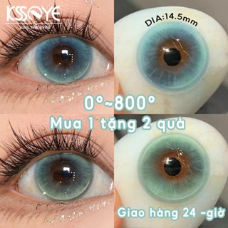 Xanh Xanh Xanh Mềm Ống Kính Tiếp Xúc Búp Bê Mắt 14,5mm Đường Kính Lớn Cosplay Màu Kính Áp tròng Sử Dụng 1 Năm 2024 Trang Điểm Mắt Mới Halloween