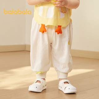 Balabala Quần Cho Bé Quần Mỏng Bé Gái Quần Thường Ngày Bé Trai Mồ Hôi Mùa Xuân Mùa Hè Mới Phong Cách