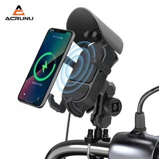 ACRUNU Giá đỡ điện thoại xe máy có thể sạc lại Chống trộm có thể điều chỉnh 360°Phụ kiện đi xe đạp