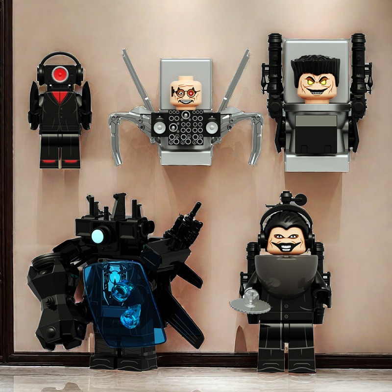 Titan cameraman upgrade Skibidi Vệ Sinh Minifigures Titan Màn Hình Tivi Người Loa Minifigures Khối Xây Dựng Đồ Chơi Trẻ Em
