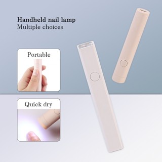 UR SUGAR Đèn LED tia cực tím dùng hong khô móng tay mini hình cây bút sạc Usb tiện dụng